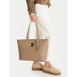Torebka Beverly Hills Polo Club. Brązowe shopper bag Beverly Hills Polo Club, bez dodatków. Za 229.99 zł.