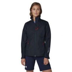Kurtka damska Helly Hansen crew. Niebieskie kurtki damskie Helly Hansen, s, bez wzorów, bez kaptura. W wyprzedaży za 422.00 zł.