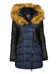 Maison Montaigne Parka "Ausmai" w kolorze granatowym rozmiar: XL. Niebieskie parki damskie Maison Montaigne, xl, bez kaptura. Za 229.46 zł.