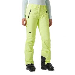 Spodnie narciarskie dla kobiet Helly Hansen Legendary. Zielone spodnie sportowe damskie Helly Hansen, na zimę, bez wzorów, narciarskie. W wyprzedaży za 789.00 zł.