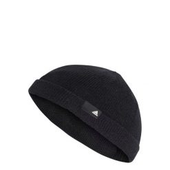 Czapka Fisherman. Białe czapki damskie Adidas, bez wzorów, z materiału. W wyprzedaży za 65.45 zł.