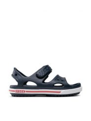 Crocs Sandały Crocband II 14854 Granatowy. Niebieskie sandały chłopięce Crocs, z tworzywa sztucznego, bez zapięcia. Za 99.99 zł.