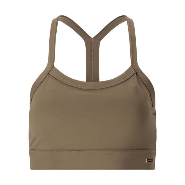 Biustonosz dla kobiet Athlecia Bloom V2. Brązowe biustonosze sportowe damskie Athlecia, bez wzorów. Za 156.50 zł.