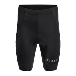 Spodenki rowerowe damskie ATTABO Kiro WMNS. Czarne spodenki sportowe damskie ATTABO, na lato, l, bez wzorów, z elastanu, na fitness i siłownię. Za 110.00 zł.