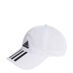 Czapka z daszkiem adidas Aeroready 3-Bandes. Białe czapki z daszkiem damskie Adidas, bez wzorów. W wyprzedaży za 92.00 zł.