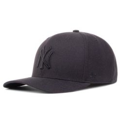 Czapka z daszkiem 47 Brand. Czarne czapki z daszkiem damskie 47 Brand, bez wzorów. Za 79.99 zł.