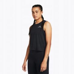 Top Damski Treningowy Under Armour Vanish Energy Crop Tank. Czarne obuwie sportowe damskie Under Armour, bez zapięcia, na fitness i siłownię. Za 94.99 zł.