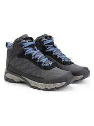 TRAVELIN' Buty turystyczne "Morvik" w kolorze szaro-niebieskim rozmiar: 38. Niebieskie obuwie trekkingowe damskie Travelin', bez zapięcia. Za 294.28 zł.