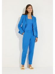 More & More Spodnie w kolorze niebieskim rozmiar: 36. Niebieskie spodnie materiałowe damskie More & More, bez wzorów, z materiału. Za 214.95 zł.