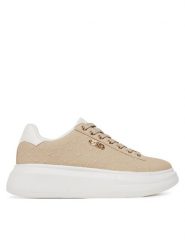 Liu Jo Sneakersy Babol 01 4A5737 TX098 Beżowy. Brązowe obuwie sportowe damskie Liu Jo, ze skóry, bez zapięcia. Za 359.99 zł.