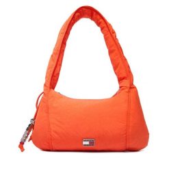 Torebka Tommy Jeans. Brązowe torebki klasyczne damskie Tommy Jeans, z jeansu, bez dodatków. Za 369.99 zł.