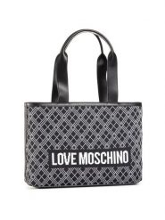 LOVE MOSCHINO Torebka JC4076PP1BLL100A Czarny. Czarne torebki klasyczne damskie Love Moschino, z materiału, bez dodatków. Za 839.99 zł.