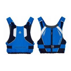Kamizelka kapok na wodę dla dorosłych Aquarius MQ PLUS B. Niebieskie kamizelki damskie AQUARIUS, m, bez wzorów, bez kaptura. Za 229.00 zł.