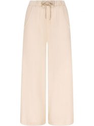 Naturana Spodnie w kolorze beżowym rozmiar: L. Brązowe spodnie materiałowe damskie Naturana, bez wzorów, z bawełny. Za 96.83 zł.