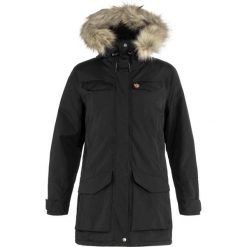 Płaszcz damski Fjallraven Nuuk Parka. Czarne parki damskie Fjällräven, s, bez kaptura. Za 2,214.99 zł.