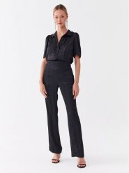 Zadig&Voltaire Kombinezon Calliope WWJU00027 Czarny Regular Fit. Czarne sukienki damskie Zadig&Voltaire, bez wzorów, z syntetyku, bez ramiączek. Za 2,139.00 zł.