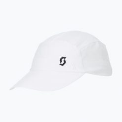 Czapka z daszkiem SCOTT Endurance. Białe czapki z daszkiem damskie Scott, bez wzorów, z elastanu. Za 109.99 zł.