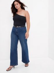 GAP Dżinsy - Comfort fit - w kolorze granatowym rozmiar: W35. Niebieskie jeansy damskie GAP, z podwyższonym stanem. Za 83.42 zł.