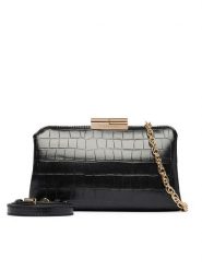 Valentino Torebka Glace VBSA8017COC Czarny. Czarne torebki wieczorowe damskie Valentino, bez wzorów, ze skóry, bez dodatków. Za 569.99 zł.