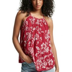 Bluzka sportowa damska SuperDry Vintage Beach Cami Top. Niebieskie koszulki sportowe damskie Superdry, m, bez wzorów, z wiskozy, bez ramiączek. Za 101.00 zł.