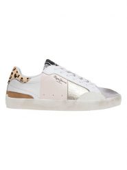 Pepe Jeans FOOTWEAR Skórzane sneakersy "Lane Sweet" ze wzorem rozmiar: 39. Obuwie sportowe damskie Pepe Jeans FOOTWEAR, z jeansu, bez zapięcia. Za 202.03 zł.