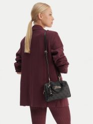 Guess Torebka J6GZ02 WFMF0 Czarny. Czarne kuferki damskie Guess, ze skóry, bez dodatków. Za 260.99 zł.