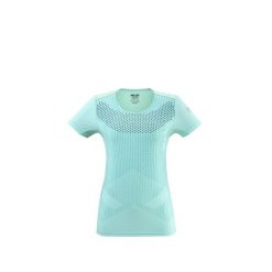 Koszulka do biegania damska MILLET W Intense Ts Ss niebieski. Zielone koszulki damskie Millet, xs, bez wzorów, bez kołnierzyka, bez ramiączek. Za 174.00 zł.
