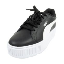 Damskie Skórzane Buty Sportowe Karmen. Czarne obuwie trekkingowe damskie Puma, bez zapięcia. Za 313.99 zł.