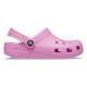 Sandały CROCS CLASSIC CLOG K Rose. Czerwone sandały damskie Crocs, bez wzorów, z gumy, bez obcasa, bez zapięcia. Za 179.00 zł.