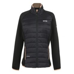 Kurtka hybrydowa wodoodporna damska Regatta Clumber V. Czarne kurtki damskie Regatta, l, bez wzorów, bez kaptura. W wyprzedaży za 209.80 zł.