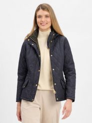 Barbour kurtka pikowana Kobiety Sztuczne włókno niebieski, 44. Niebieskie kurtki damskie Barbour, bez wzorów, z włókna, bez kaptura. Za 1,299.95 zł.