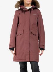 Płaszcz ocieplany damski Didriksons Erika Parka 3. Czerwone parki damskie Didriksons, m, z syntetyku, bez kaptura. Za 846.99 zł.