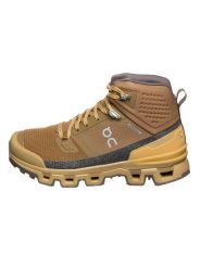 ON RUNNING Botki "Cloudrock 2" w kolorze jasnobrązowo-żółtym rozmiar: 37,5. Brązowe botki damskie On Running, z materiału, bez obcasa, bez zapięcia. Za 420.22 zł.