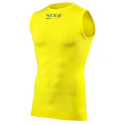 Podkoszulek rowerowy SMX. Żółte koszulki sportowe damskie SIXS, s, bez wzorów, ze skóry, bez ramiączek, rowerowe. Za 224.00 zł.
