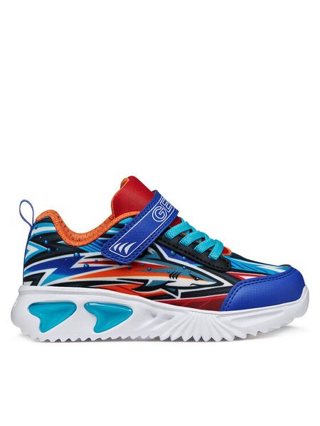 Geox Sneakersy J Assister Boy J45DZB 02ACE C0685 D Niebieski. Niebieskie buty sportowe chłopięce Geox, z materiału, bez zapięcia. Za 269.99 zł.