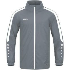 Kurtka wodoodporna Jako Power. Szare kurtki damskie JAKO, m, bez wzorów, z materiału, z kapturem. Za 297.70 zł.