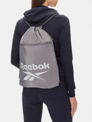 Reebok Worek RBK-B-044-CCC Szary. Szare torebki klasyczne damskie Reebok, z materiału, bez dodatków. Za 59.99 zł.