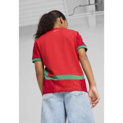 Młodzieżowa koszulka domowa Maroko 2025 PUMA. Czerwona bluzki damskie Puma, m, bez wzorów, młodzieżowe, bez kołnierzyka, bez ramiączek. Za 329.00 zł.