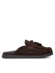 Steve Madden Klapki Maurea 11005586 Brązowy. Brązowe klapki damskie Steve Madden, bez wzorów, ze skóry, bez obcasa, bez zapięcia. Za 519.99 zł.