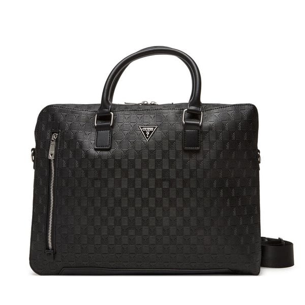 Torba na laptopa Guess. Czarne torby na laptopa Guess, z aplikacjami. Za 379.99 zł.