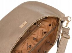 Duża saszetka damska ze skóry ekologicznej — Peterson. Nerki i saszetki damskie Peterson, bez wzorów, ze skóry ekologicznej. Za 75.99 zł.