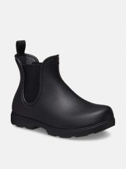 Crocs Sztyblety "Dylan" w kolorze czarnym rozmiar: 37/38. Czarne botki damskie Crocs. Za 199.95 zł.