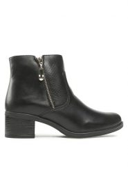 Lasocki Botki ARC-BLANKA-14 Czarny. Czarne botki damskie Lasocki, ze skóry, bez obcasa, na słupku, bez zapięcia. Za 269.99 zł.