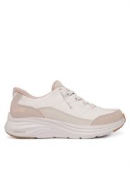 Skechers Sneakersy Slip-ins: Contour Foam 303949L Beżowy. Brązowe buty sportowe dziewczęce Skechers, z materiału, bez zapięcia. Za 269.99 zł.