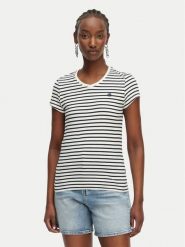 G-Star Raw T-Shirt Eyben D24533-D244 Biały Regular Fit. Białe t-shirty damskie G-Star, s, bez wzorów, z bawełny, bez kołnierzyka. Za 97.99 zł.