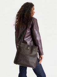 Patrizia Pepe Torebka 2B0150/L162-B856 Brązowy. Brązowe torebki klasyczne damskie Patrizia Pepe, ze skóry, bez dodatków. Za 1,029.00 zł.