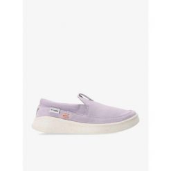 Buty outdoor damskie Columbia Boatside PFG. Fioletowe obuwie trekkingowe damskie Columbia, bez zapięcia. Za 235.99 zł.