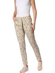 Heine Spodnie w kolorze kremowym rozmiar: 38. Brązowe spodnie materiałowe damskie Heine, bez wzorów, z materiału. Za 78.10 zł.