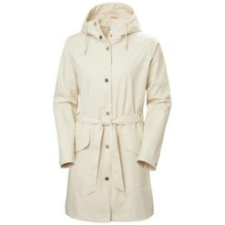 Damska kurtka wodoodporna Helly Hansen Kirkwall II. Białe kurtki damskie Helly Hansen, bez wzorów, bez kaptura. Za 675.50 zł.