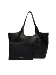 LOVE MOSCHINO Torebka JC4297PP0OKL0000 Czarny. Czarne torebki klasyczne damskie Love Moschino, ze skóry, bez dodatków. Za 1,049.00 zł.